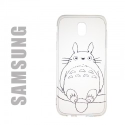 Coque de protection pour smatphones Samsung en gel silicone souple et au motif Totoro