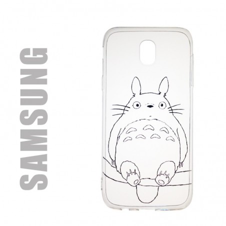 Coque de protection pour smatphones Samsung en gel silicone souple et au motif Totoro