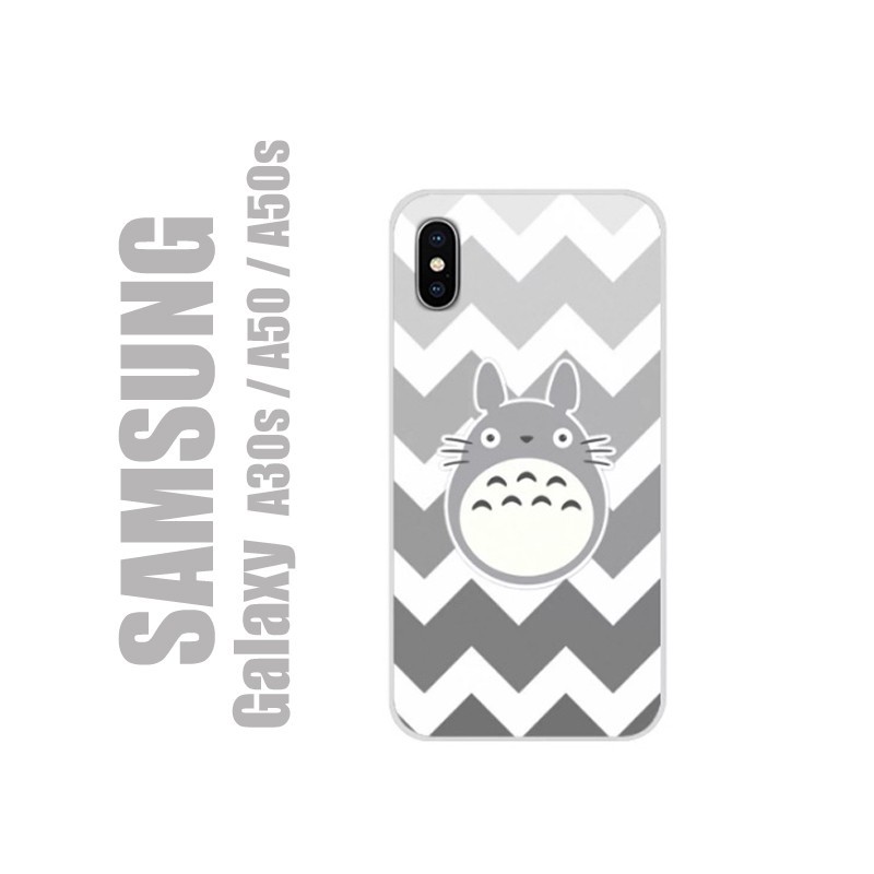 Coque pour Samsung en gel silicone souple et au motif Totoro Grey Coque pour Samsung en gel silicone souple et au motif Totoro Grey