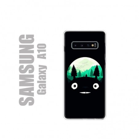 Coque pour Samsung en gel silicone souple et au motif Totoro Forest