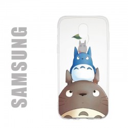 Coque de protection pour smatphones Samsung en gel silicone souple et au motif Totoro Family