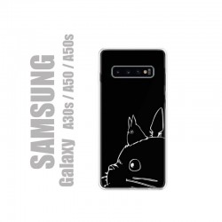 Coque pour Samsung en gel silicone souple et au motif Totoro Shape