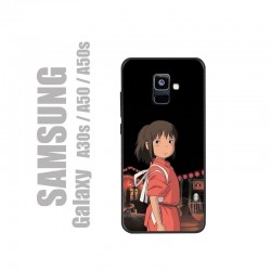 Coque pour Samsung A30s, A50 et A50s en gel silicone souple et au motif Chihiro des studios Ghibli