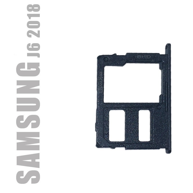 Tiroir carte SD avec blocage de la dual sim pour Samsung Galaxy J6 2018