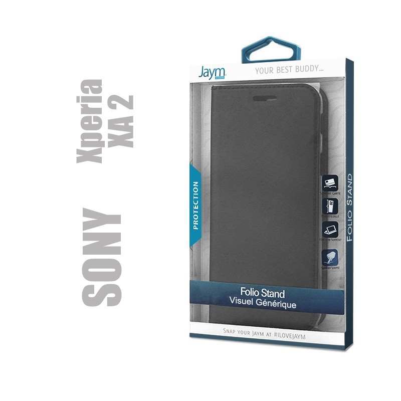 Etui clapet porte feuille compatible Sony Xperia XA2 Etui clapet porte feuille compatible Sony Xperia XA2