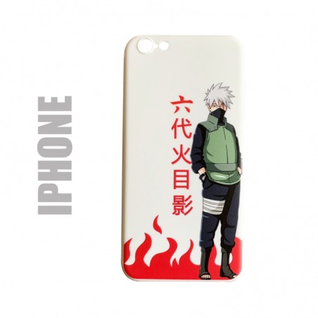 Coque manga souple pour iphone, motif Naruto "Kakashi Sensei"