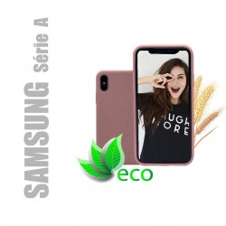 Coque téléphone 100 % recyclable et biodégradable - Rose - Compatible Samsung Galaxy Série A