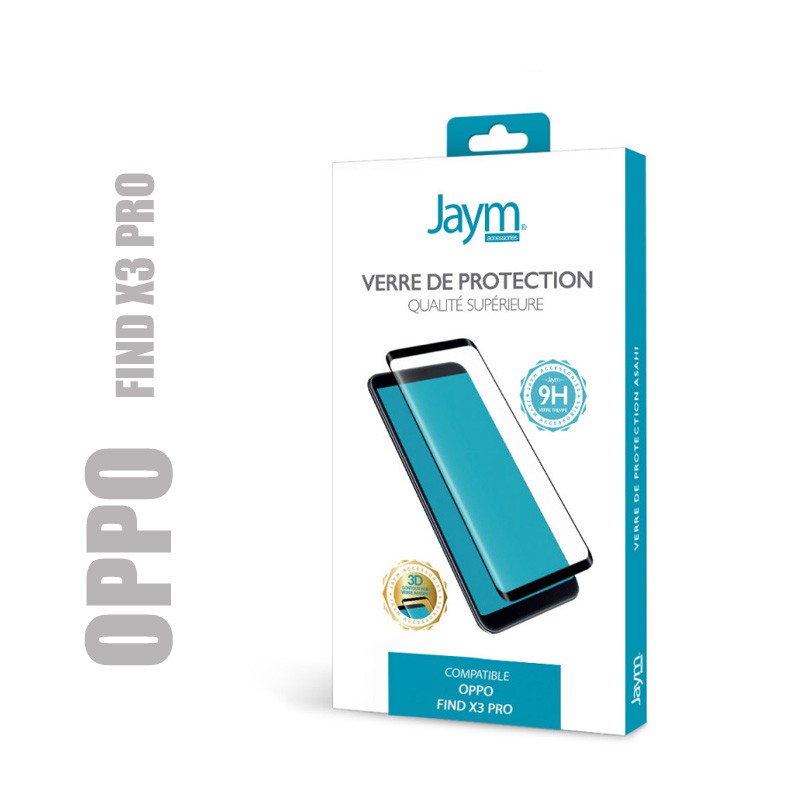 Verre trempé premium 3D compatibles OPPO Find X3 Pro Verre trempé premium 3D compatibles OPPO Find X3 Pro