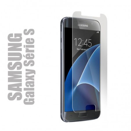 Protection d'écran en verre trempé pour smartphone Samsung Galaxy Série S