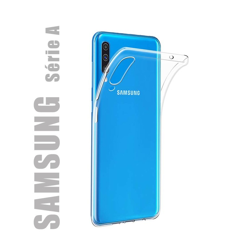 Coque de protection en gel silicone transparent pour Samsung Série A