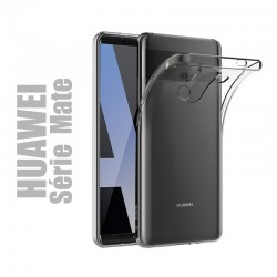 Coque souple en gel silicone transparent pour smartphone Huawei Série MATE
