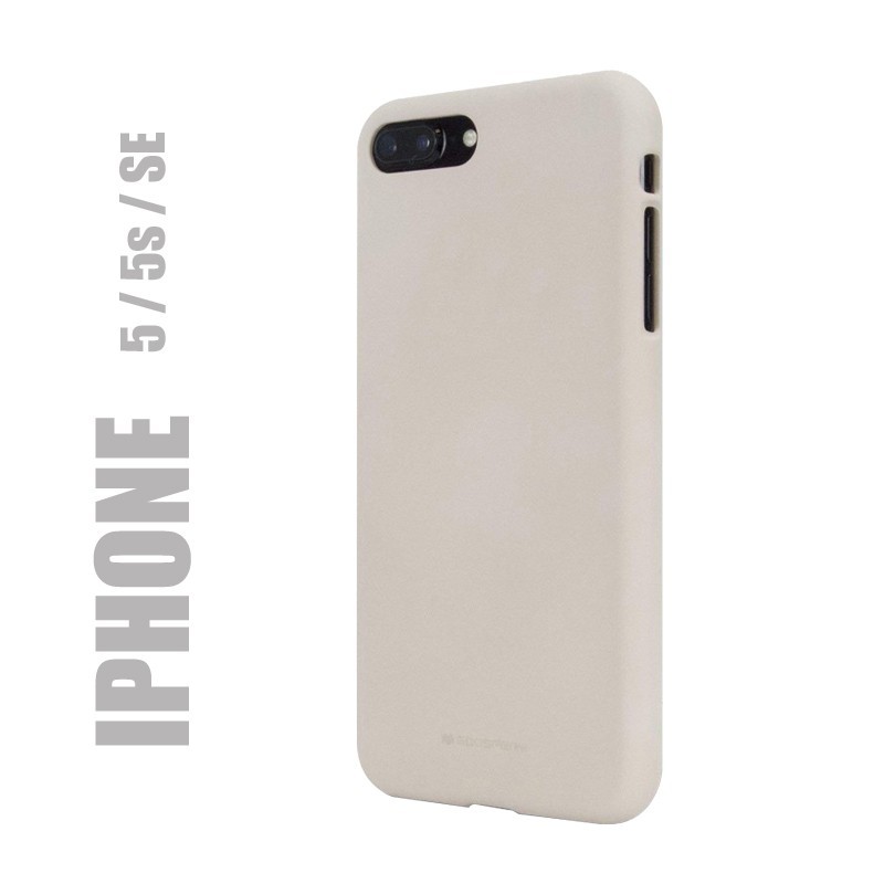 Coque premium "soft feeling" pour Apple iPhone 5 / 5S / SE - beige Coque premium "soft feeling" pour Apple iPhone 5 / 5S / SE - beige