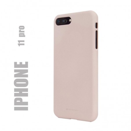 Coque premium "soft feeling" pour iphone 11 / X / Xs - rose sable