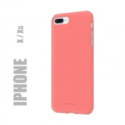 Coque premium "soft feeling" pour iphone X / Xs - rose