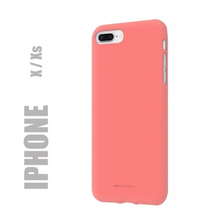 Coque premium "soft feeling" pour iphone X / Xs - rose