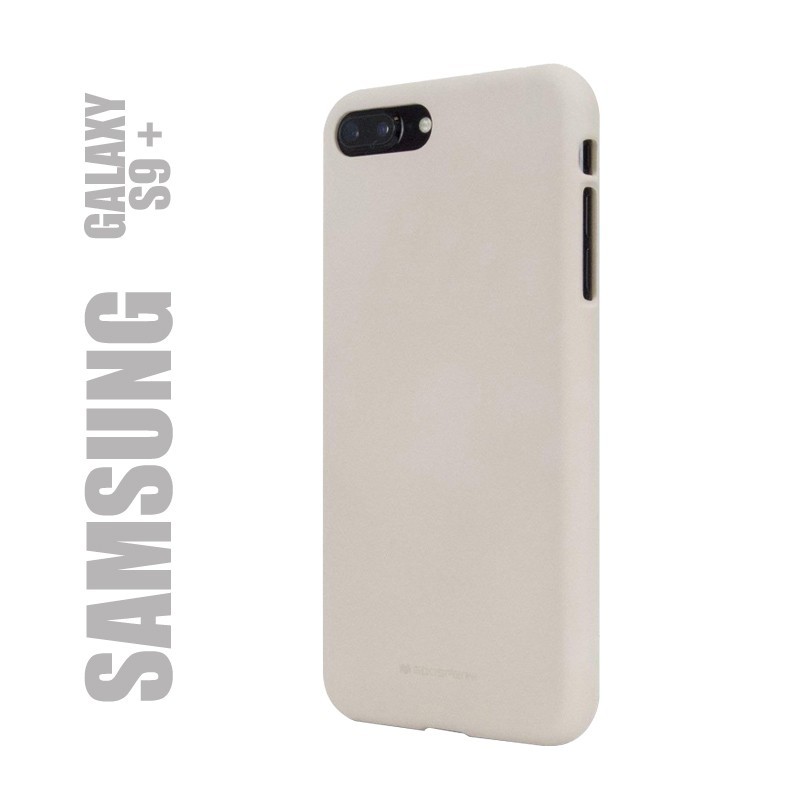 Coque premium "soft feeling" pour Samsung Galaxy S9 plus - beige