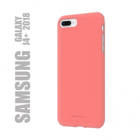 Coque premium "soft feeling" pour samsung galaxy J4 plus 2018 - rose