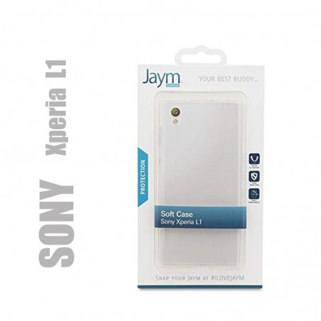 Coque souple transparente compatible avec SONY Xperia L1